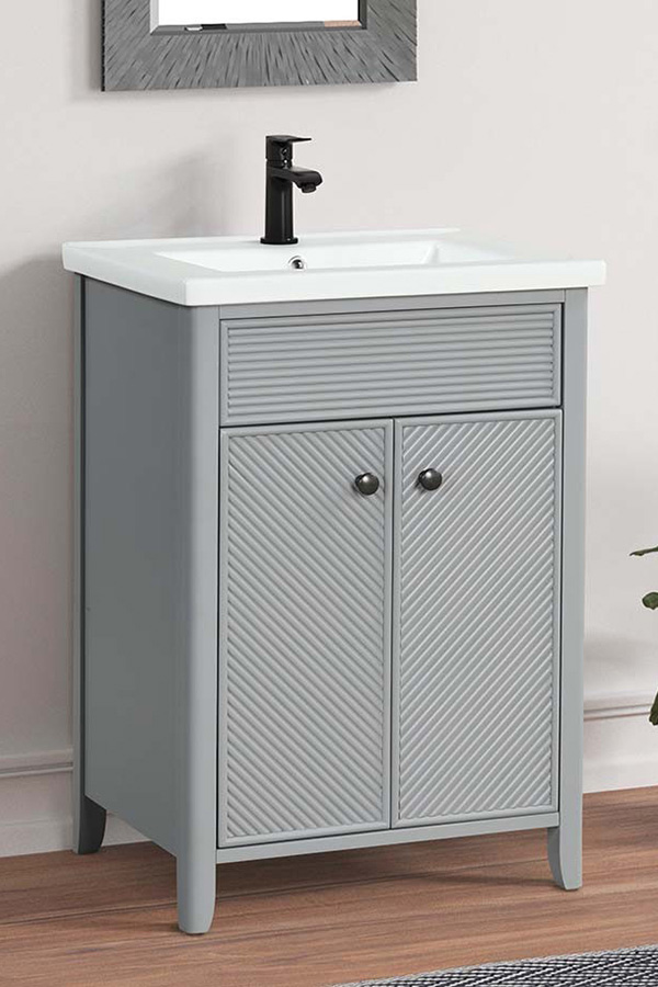 ACME Eirlys Sink Cabinet - Gray