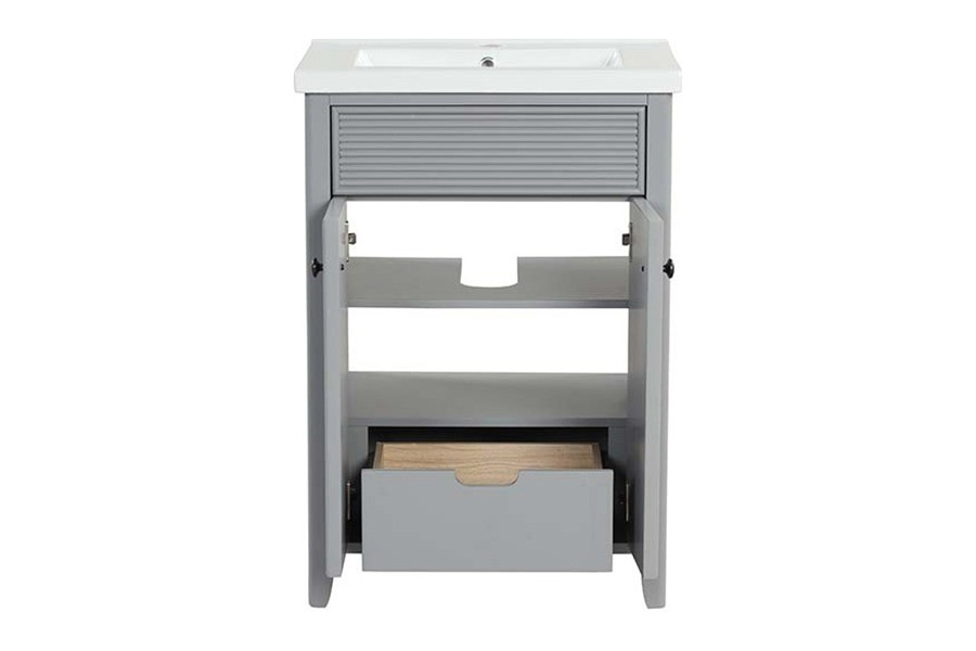 ACME Eirlys Sink Cabinet - Gray