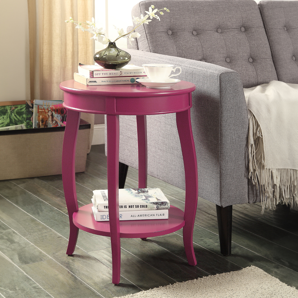 ACME Aberta Accent Table - Purple