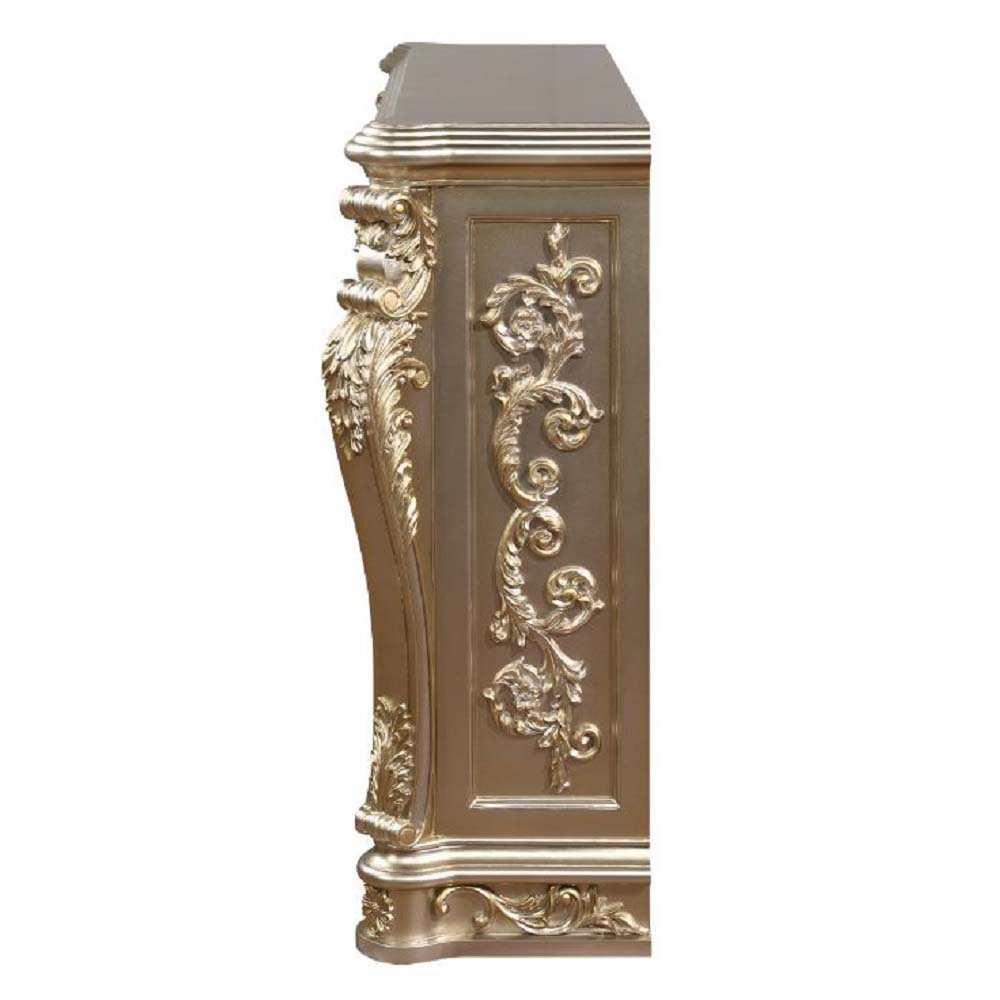 ACME - Sorina Fireplace in Antique Silver