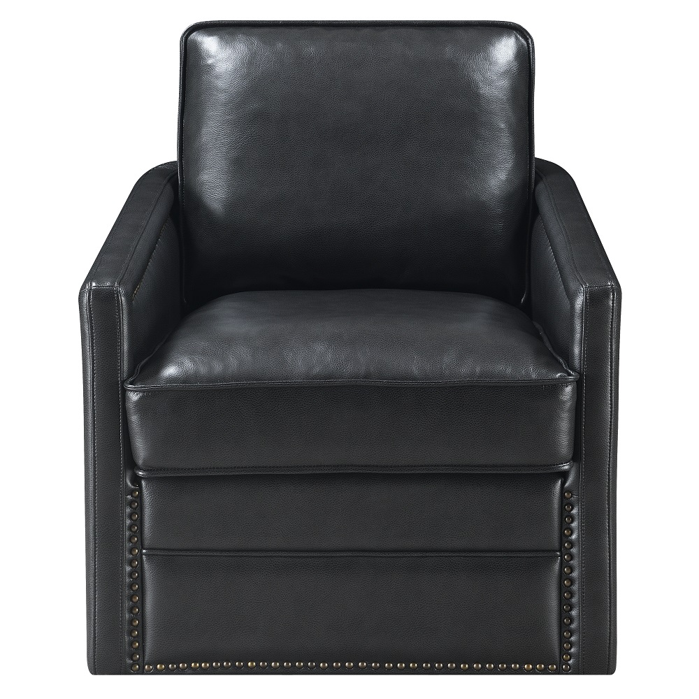 ACME™ Rocha Swivel Chair with Glider - Black