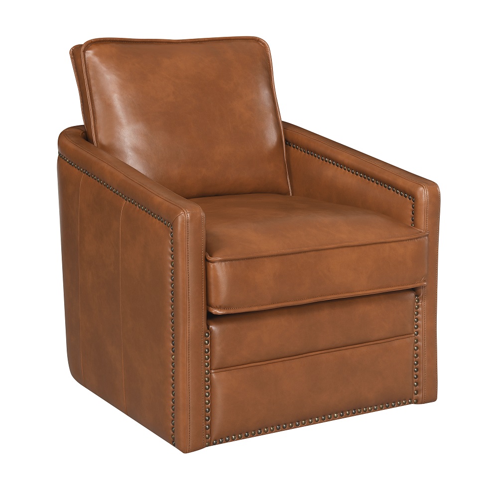 ACME - Rocha Swivel Chair with Glider