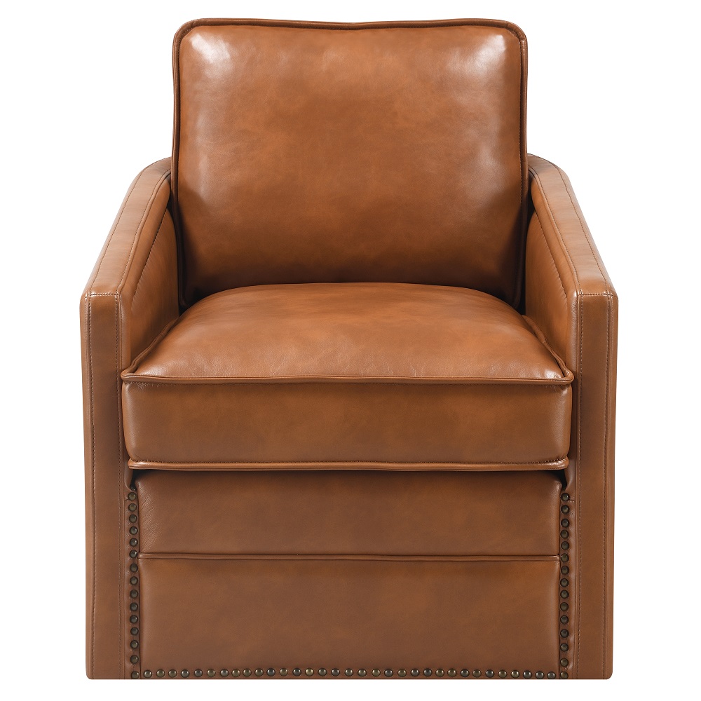 ACME™ Rocha Swivel Chair with Glider - Brown