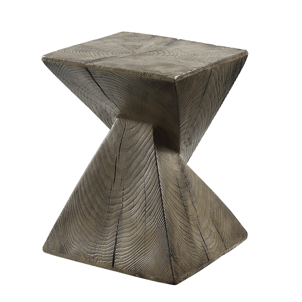 ACME Zahi Accent Table - Weathered Oak