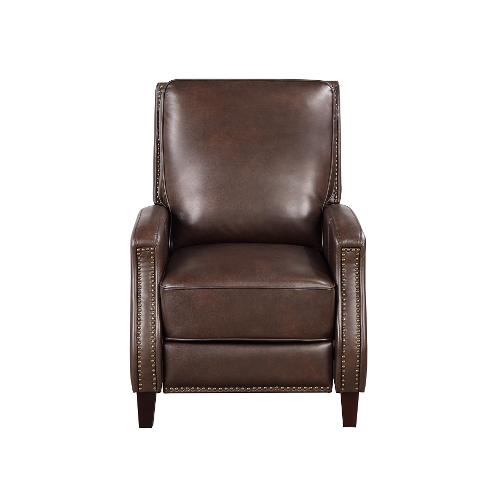 ACME™ Venice Accent Chair with Footrest - Dark Brown