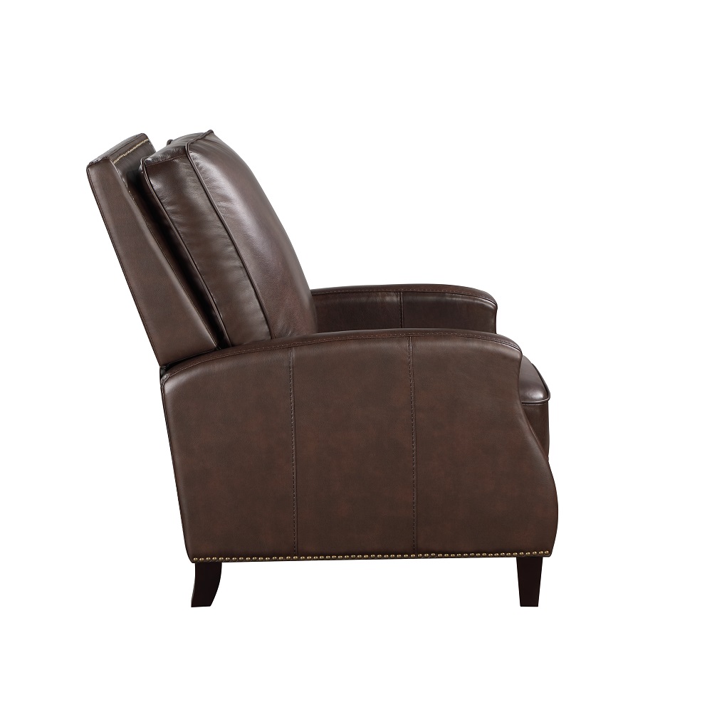 ACME™ Venice Accent Chair with Footrest - Dark Brown