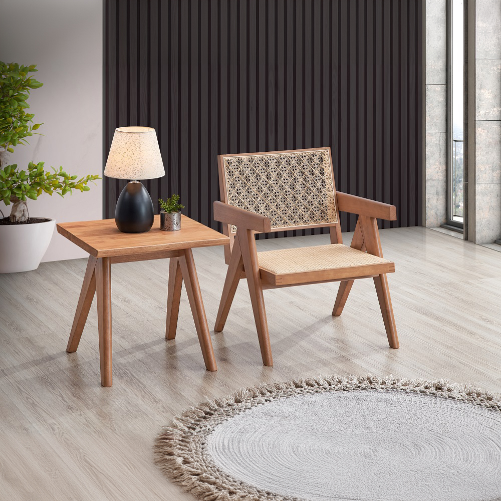 ACME Velentina Accent Chair - Rattan/Natural