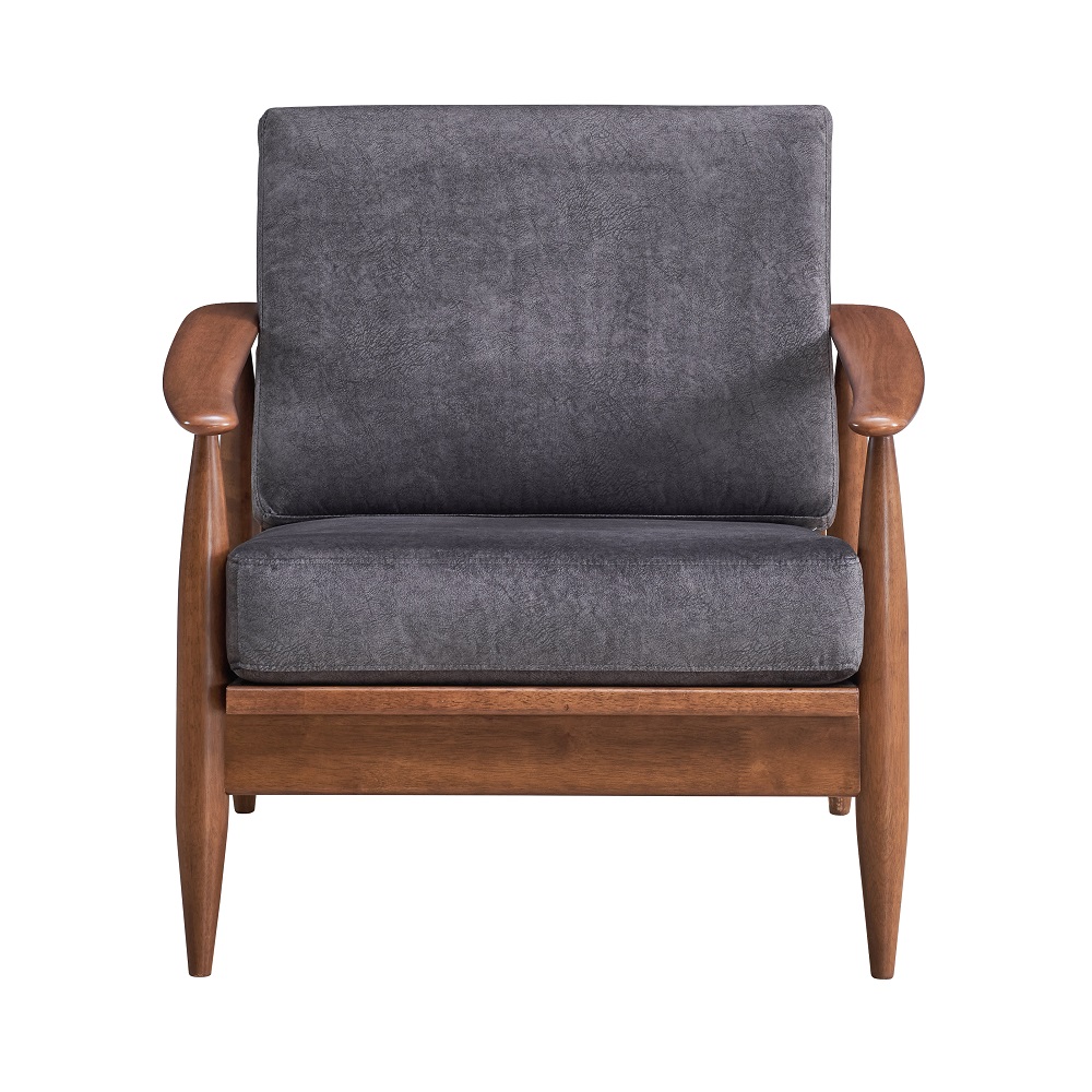 ACME - Alisa Accent Chair in Charcoal Brown