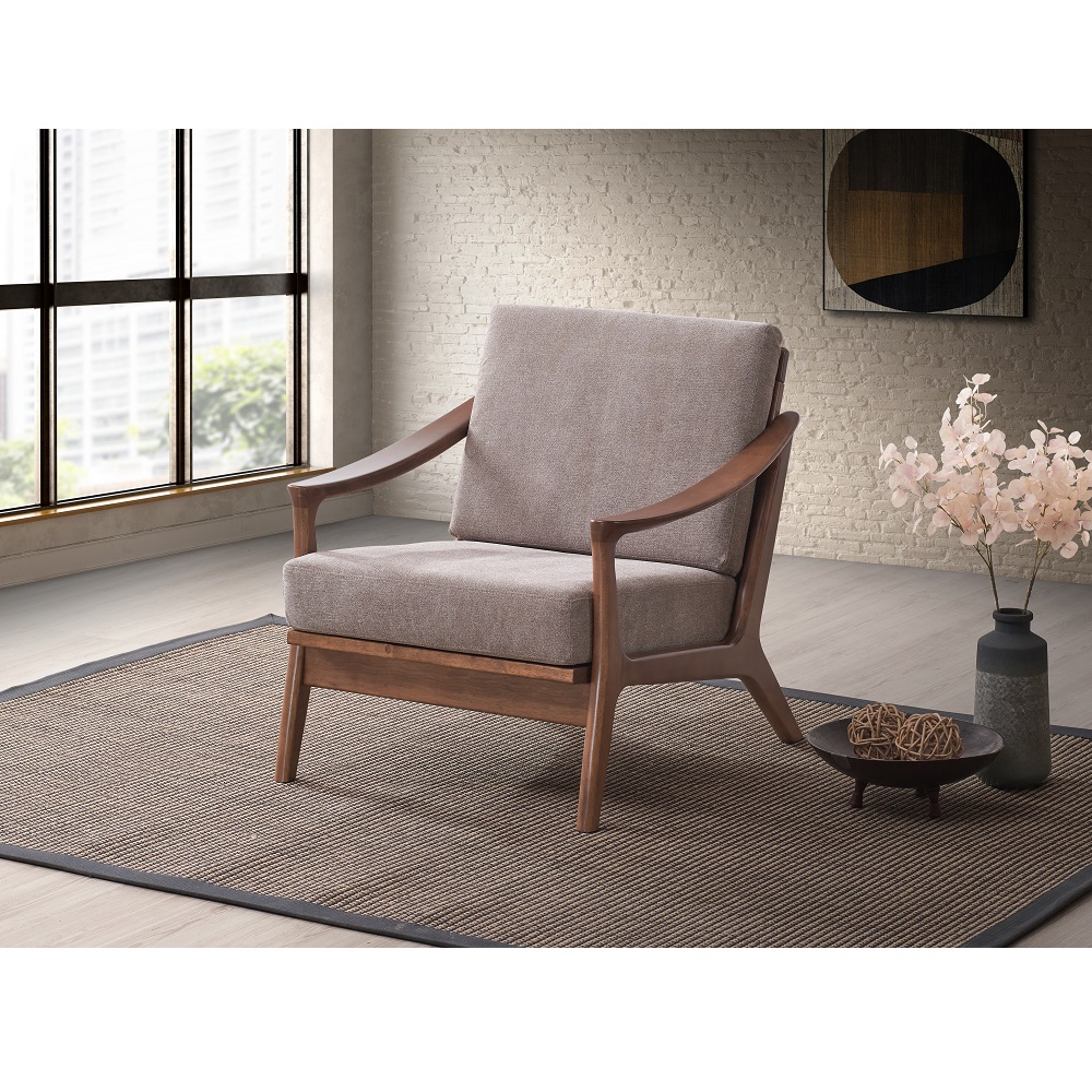 ACME™ Lide Accent Chair - Light Brown Brown