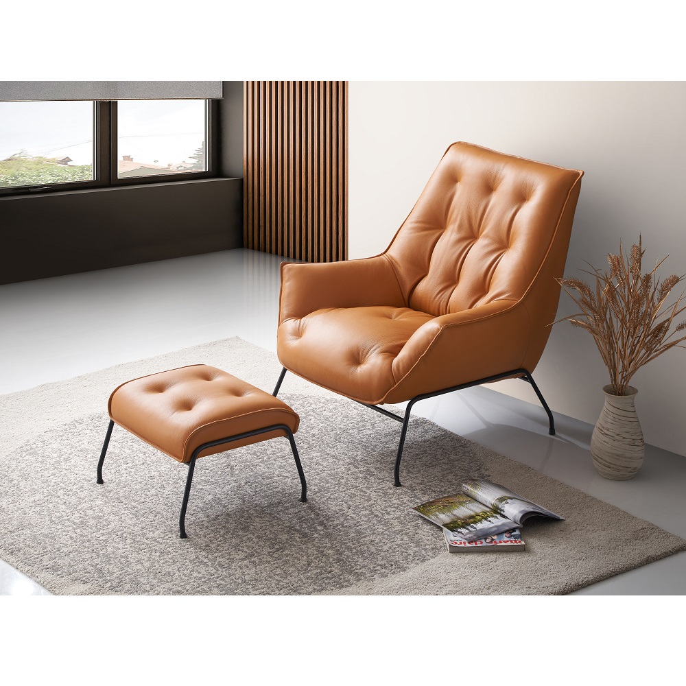 ACME - Zusa Accent Chair & Ottoman