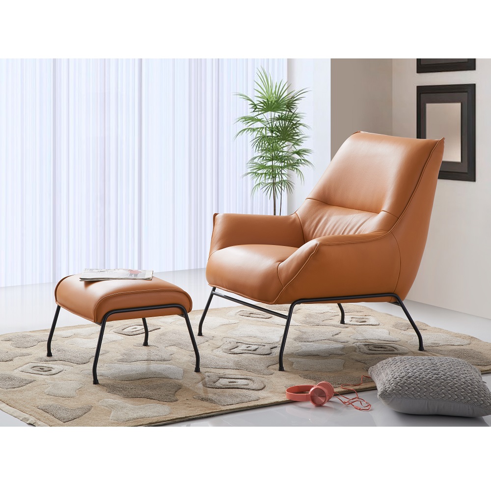 ACME Jabel Accent Chair & Ottoman - Sandstone