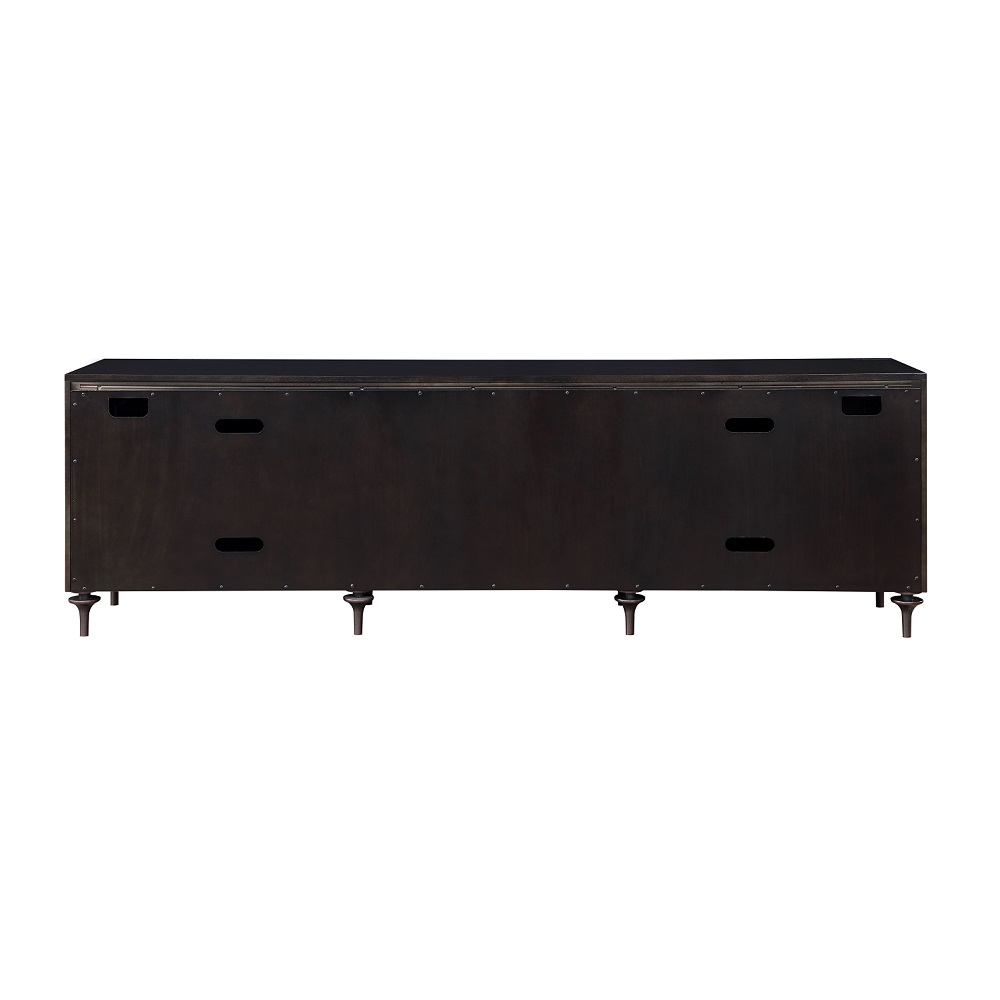 ACME - Diya Console Cabinet in Forged Bronze/Espresso