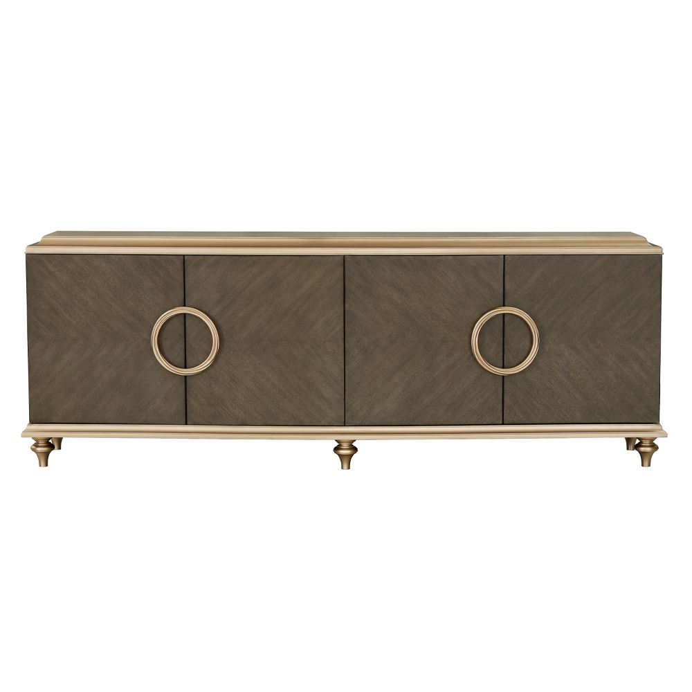 ACME - Console Cabinet in Brown