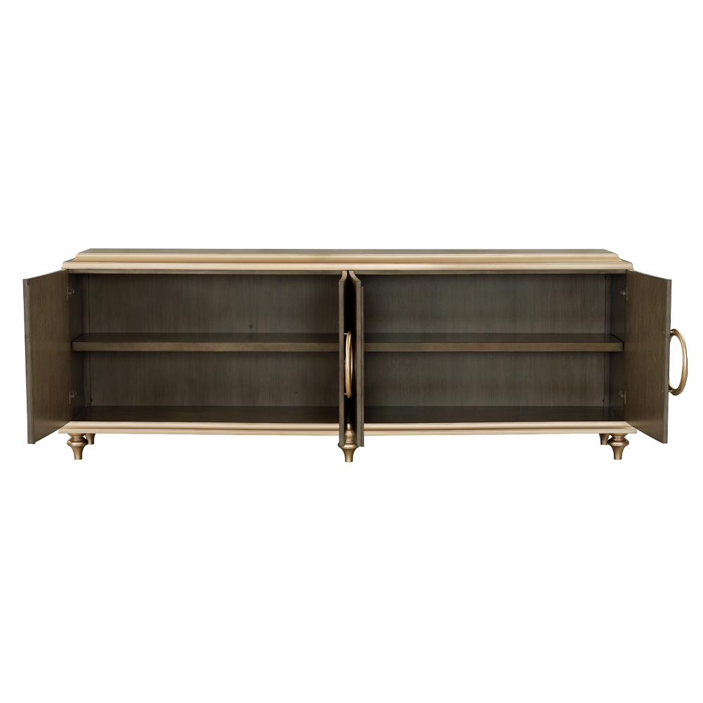 ACME - Console Cabinet in Brown