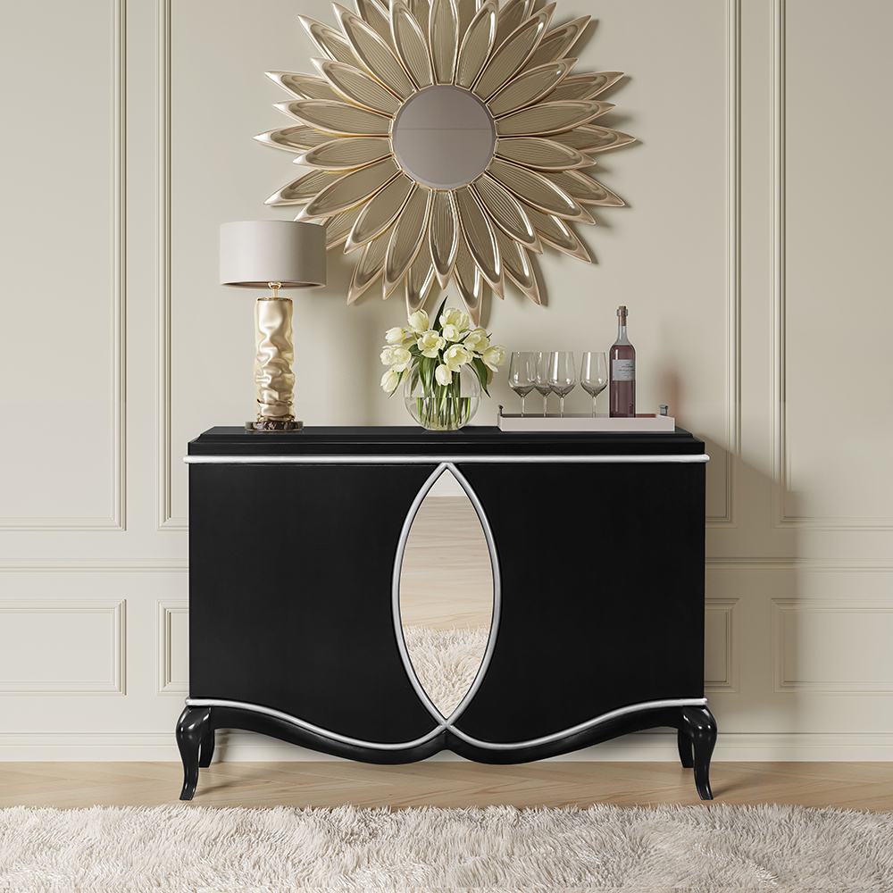 ACME - Console Cabinet in Black