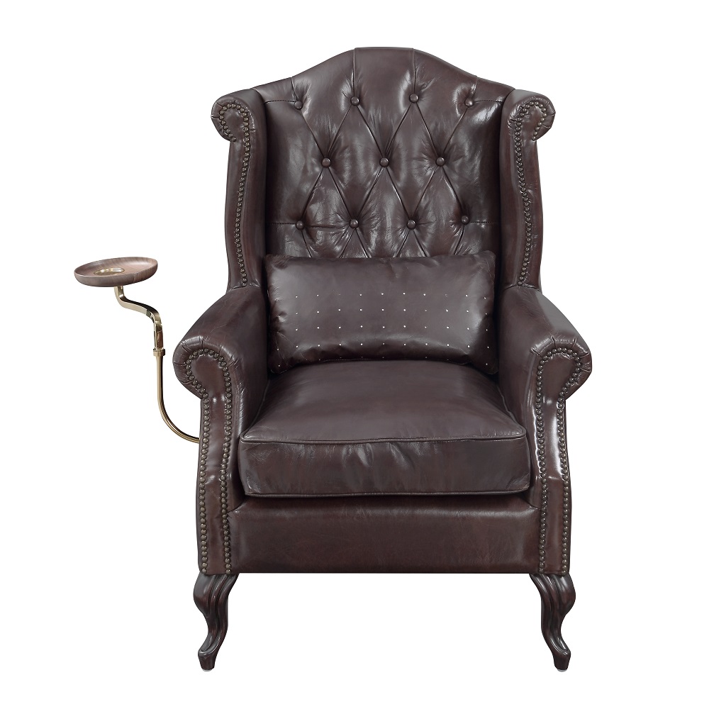 ACME™ Pino Accent Chair - Vintage Brown