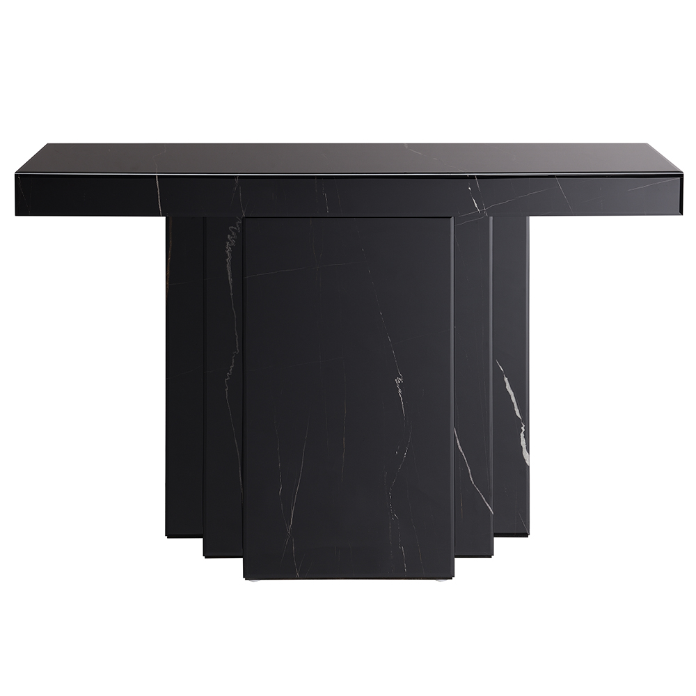 ACME - Drisana Console Table in Black Mirrored