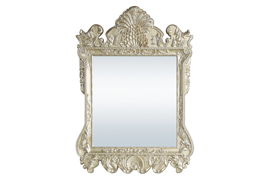 ACME - Vatican Mirror in Champagne Silver