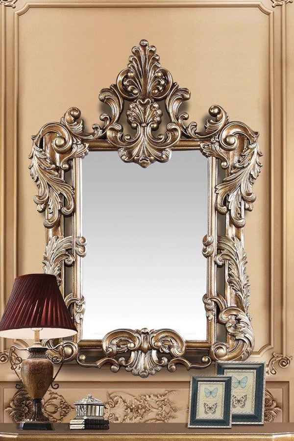 ACME - Constantine Mirror in Brown/Gold