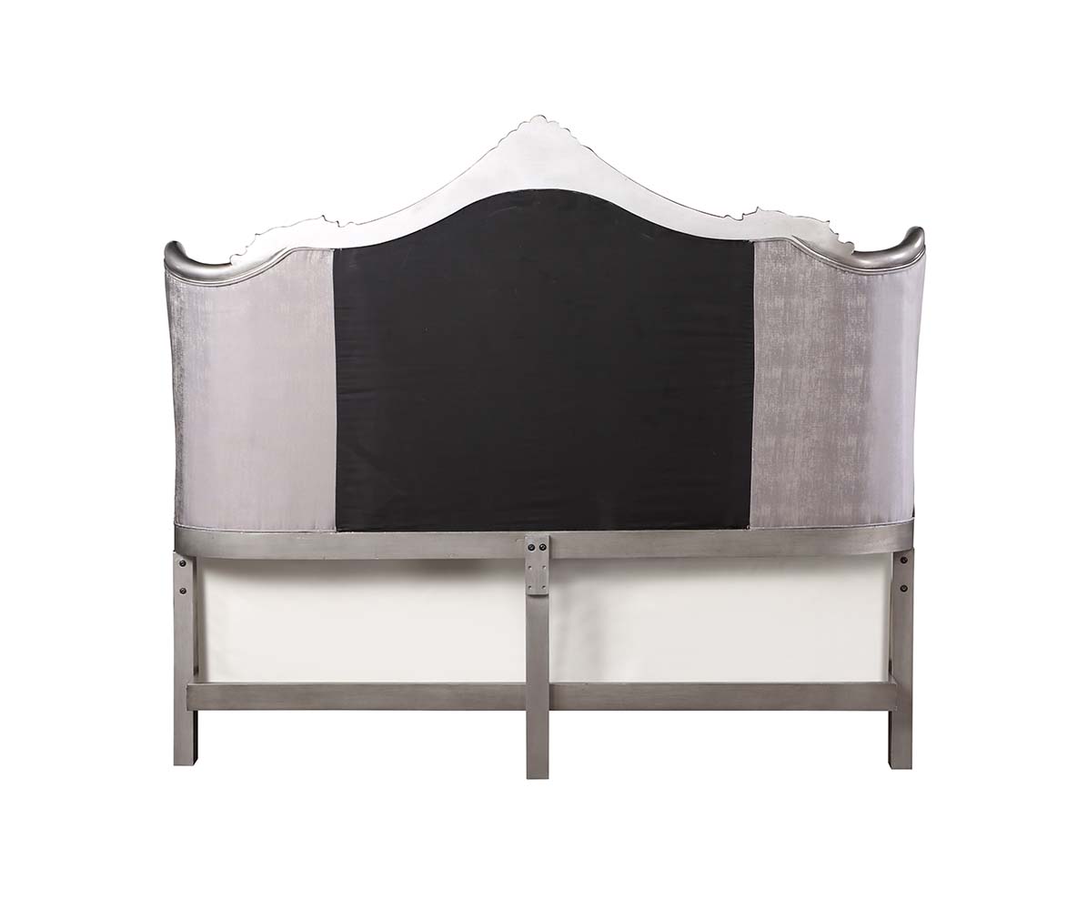 ACME Ariadne CK Bed - Velvet/Antique Platinum