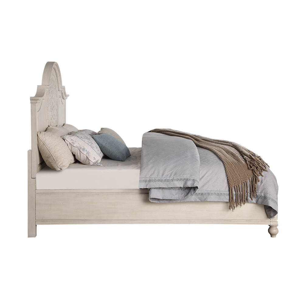 ACME Roselyne CK Bed - Antique White