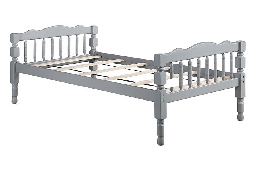 ACME Homestead Twin Over Twin Bunk Bed - Gray Finish