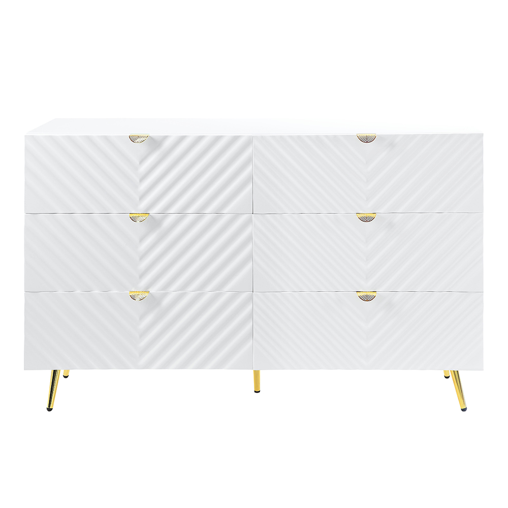 ACME - Gaines Dresser in White High Gloss (BD01037A)