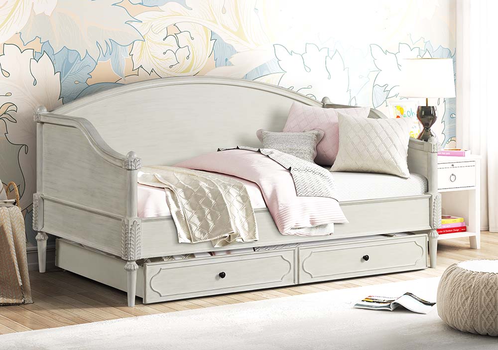 ACME Lucien Daybed (Twin) - Antique White