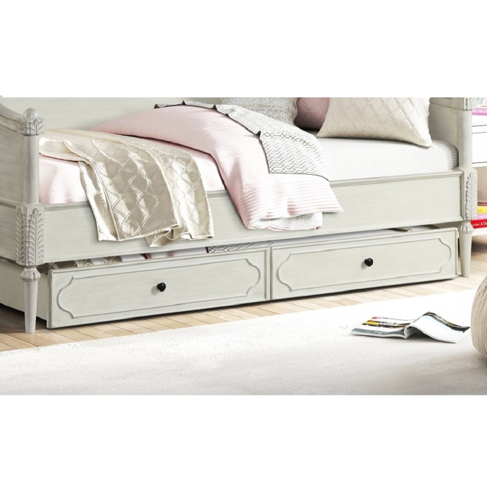 ACME - Lucien Trundle (Twin) in Antique White