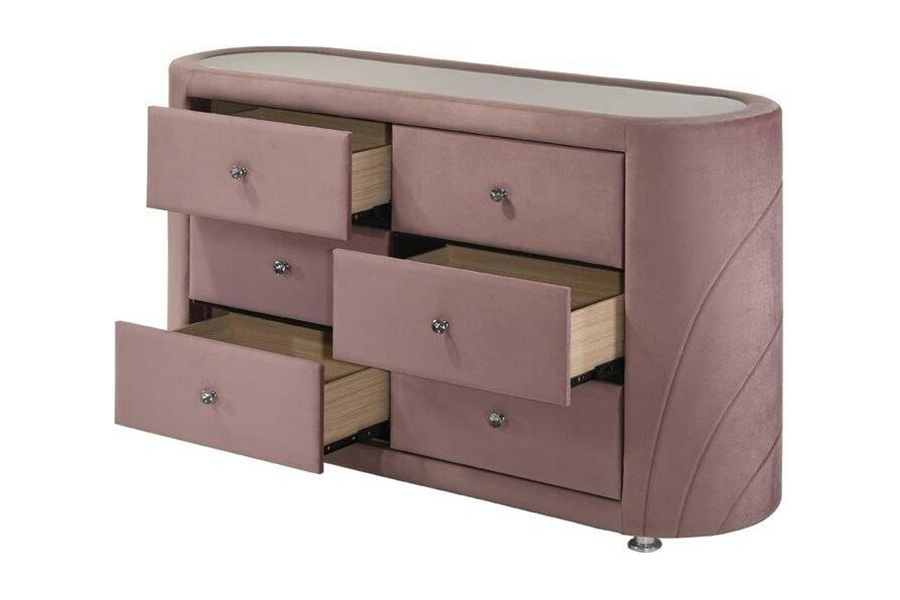 ACME - Salonia Dresser in Pink