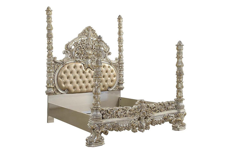 ACME - Danae EK Bed in Champagne/Gold