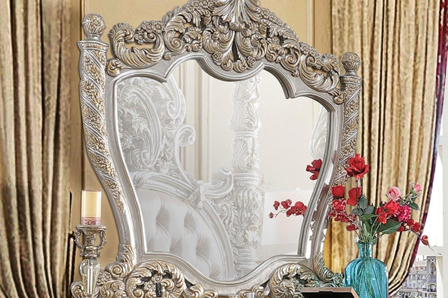 ACME - Danae Mirror in Champagne/Gold