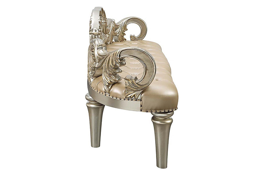 ACME - Danae Bench in Champagne/Gold