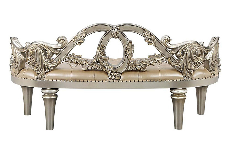 ACME - Danae Bench in Champagne/Gold