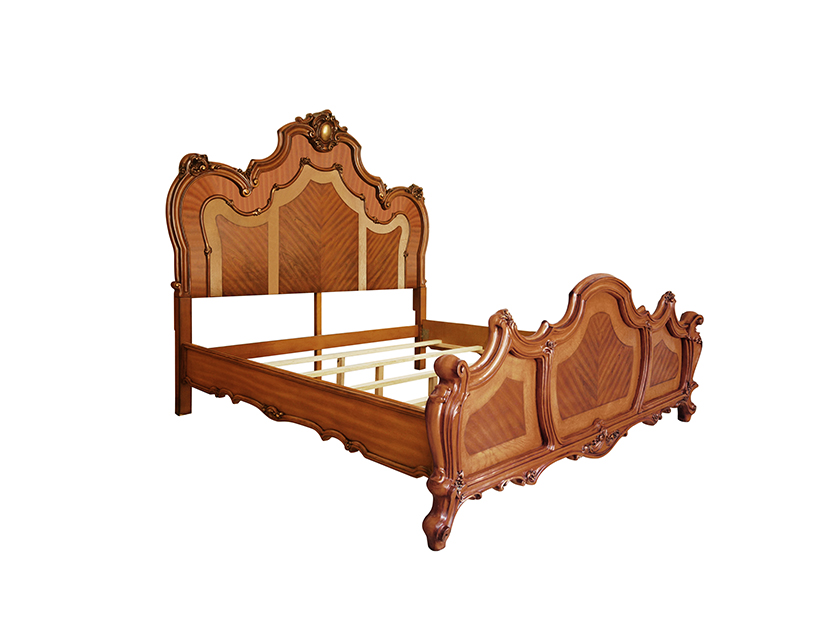 ACME Picardy CK Bed - Honey Oak