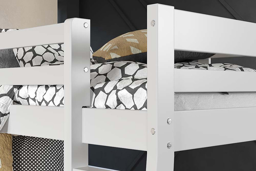 ACME - Manoela Triple Twin Bunk Bed in White