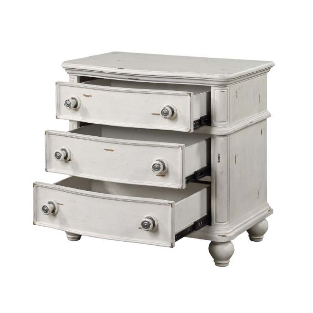 ACME - Jaqueline Nightstand in Antique White