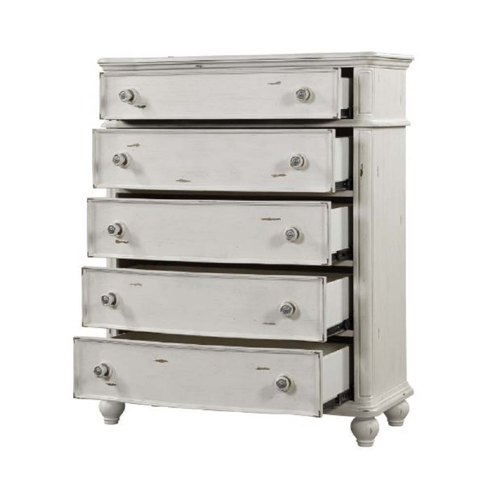 ACME - Jaqueline Chest in Antique White