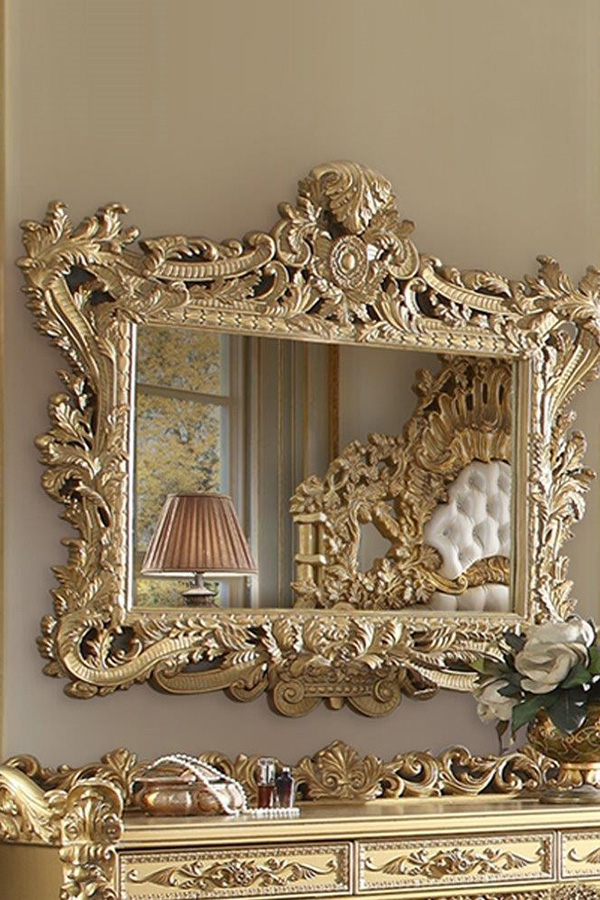 ACME - Bernadette Mirror in Gold