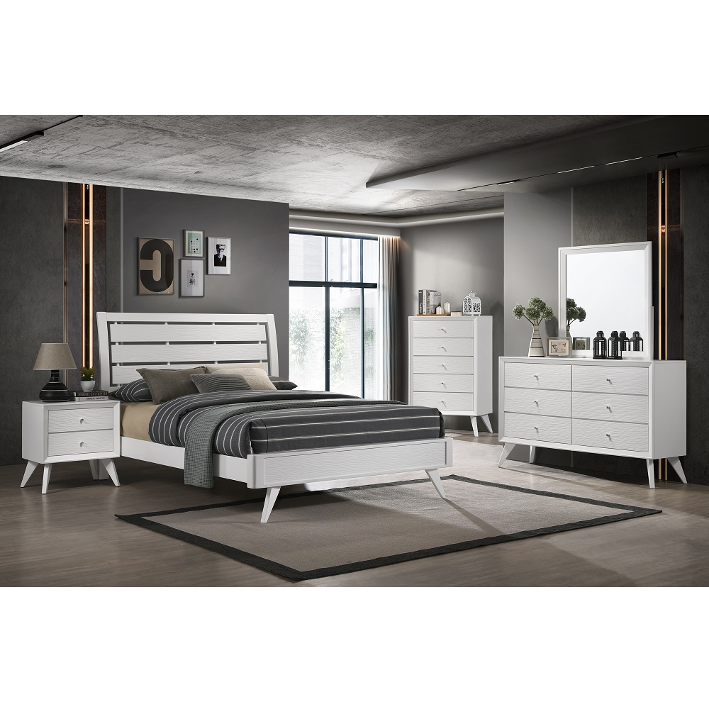 ACME Cerys EK Bed - White