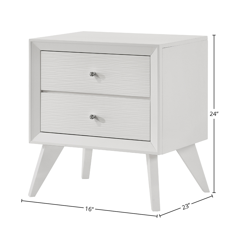 ACME - Cerys Nightstand in White