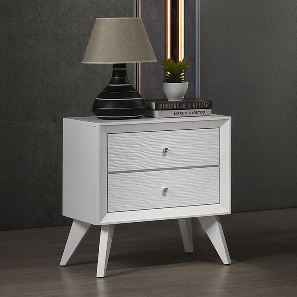 ACME - Cerys Nightstand in White