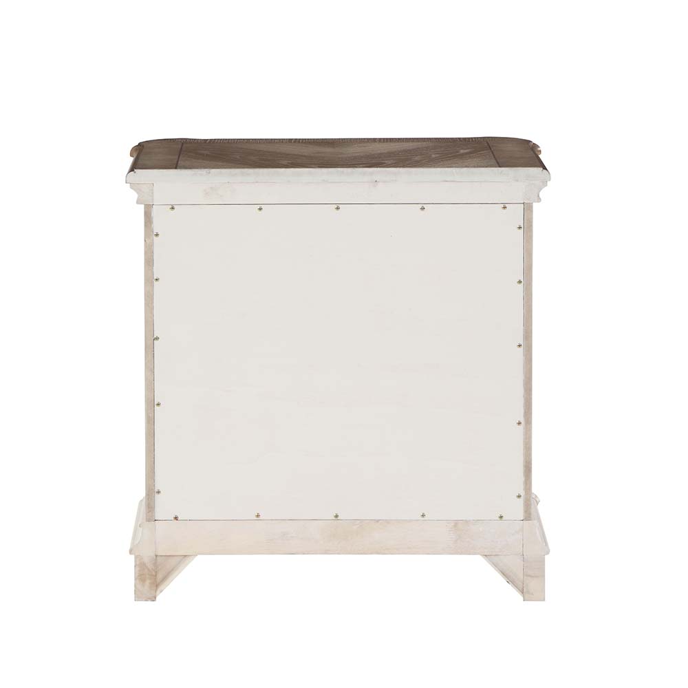 ACME Florian Nightstand - Antique White