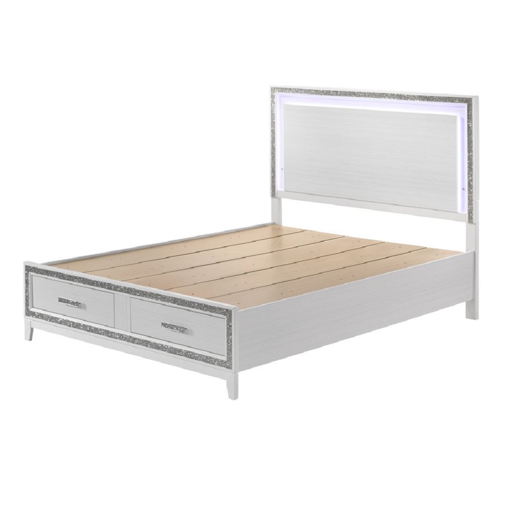 ACME - Haiden Bed with Led & Storage