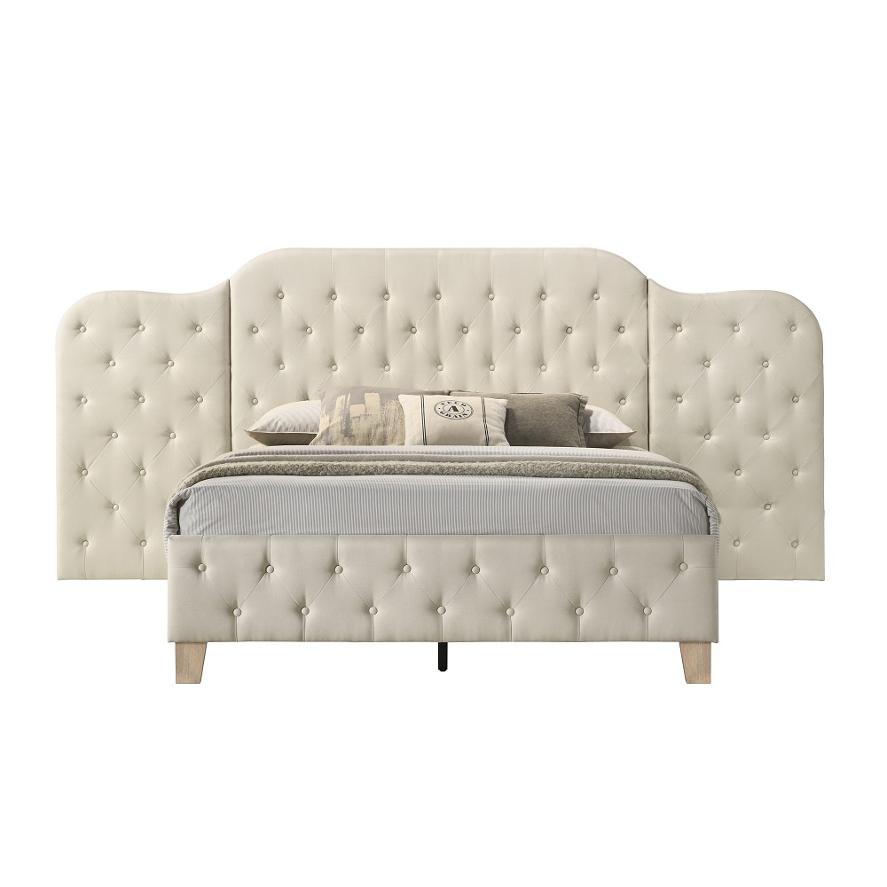 ACME Ranallo Ek Wall Bed - Beige Linen/Natural