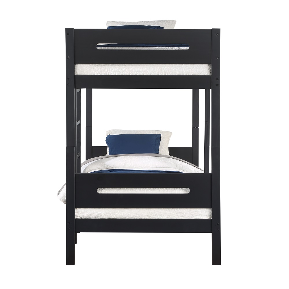 ACME - Ekko Twin/Twin Bunk Bed in Black