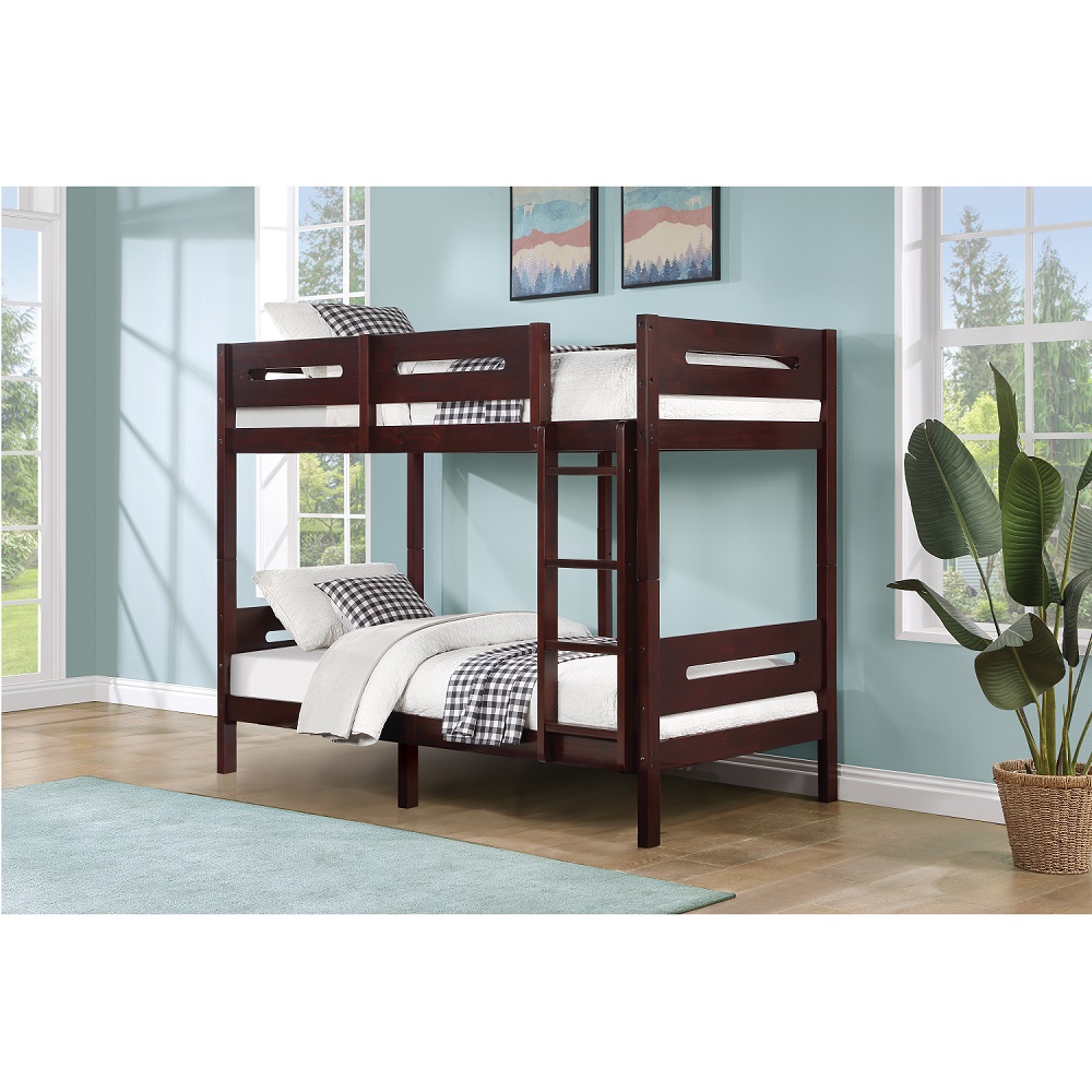 ACME - Nissa Twin/Twin Bunk Bed in Espresso