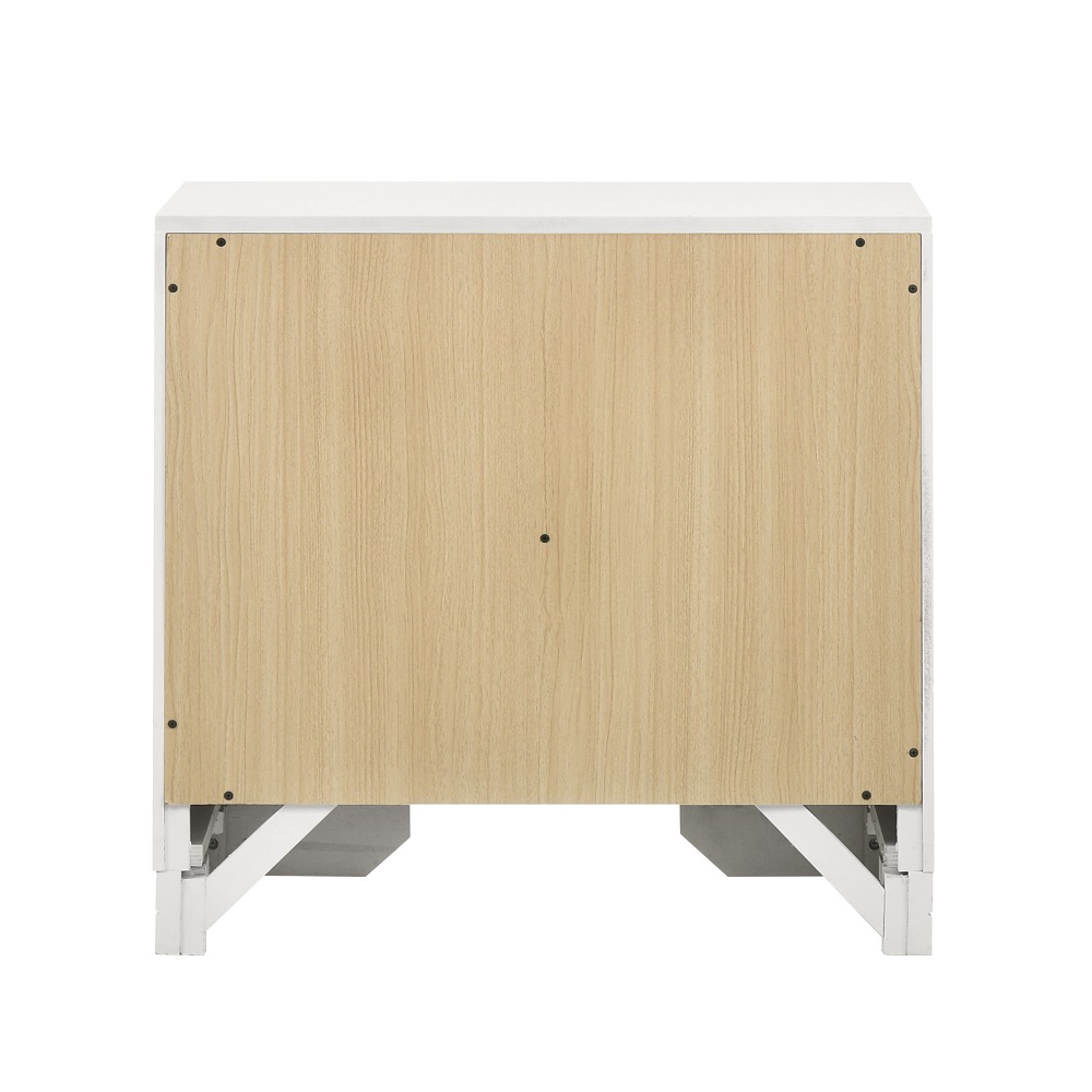 ACME - Elain Nightstand in White