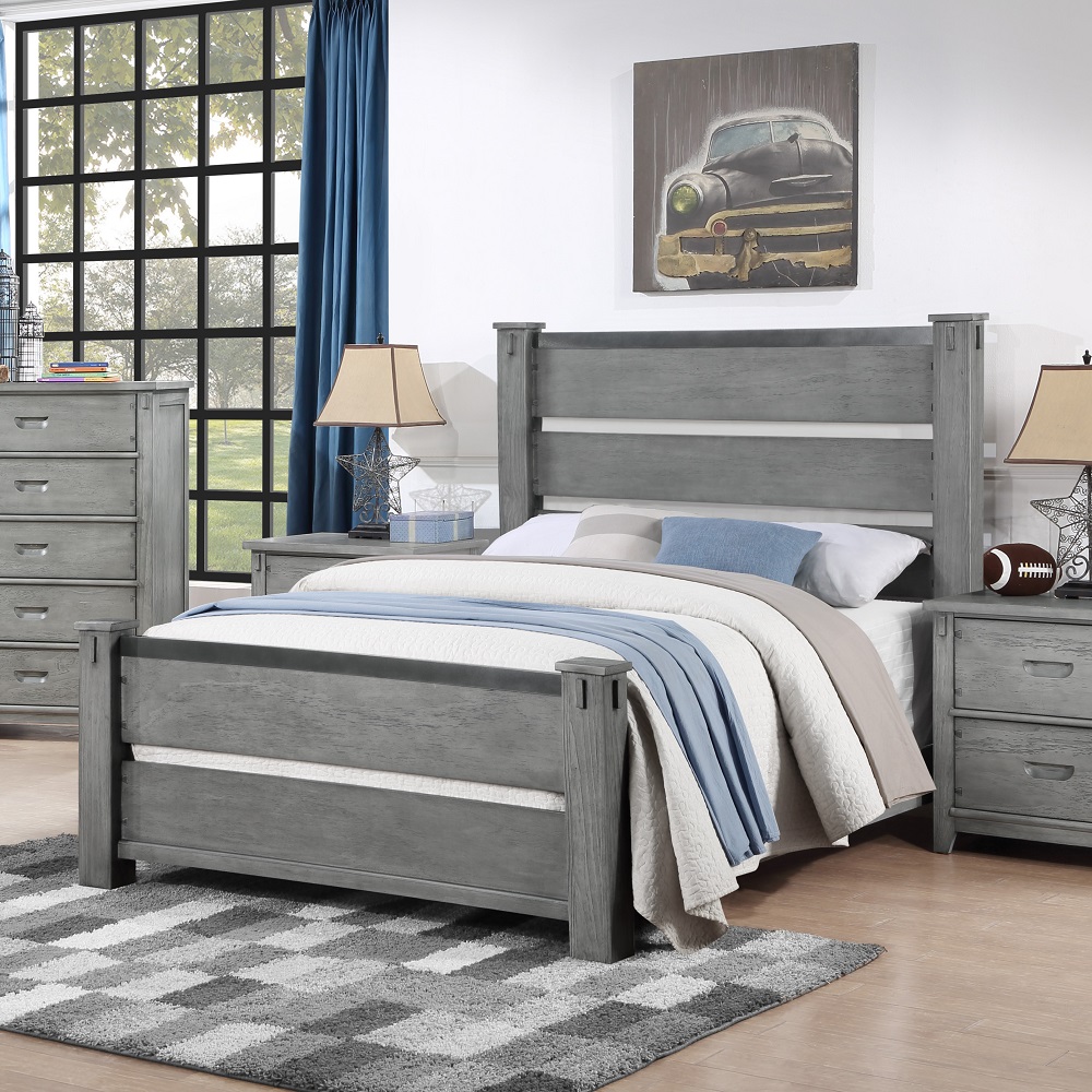 ACME Veda Full Bed - Gray