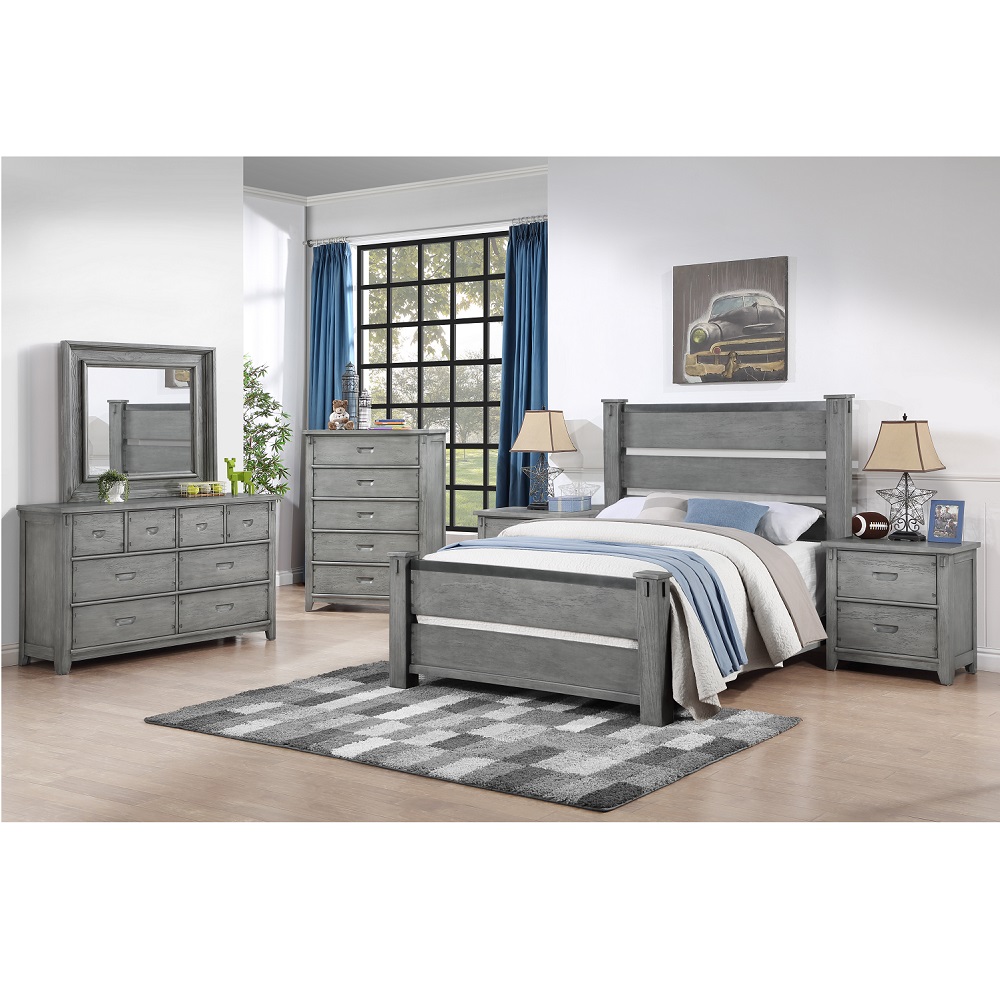 ACME Veda Full Bed - Gray